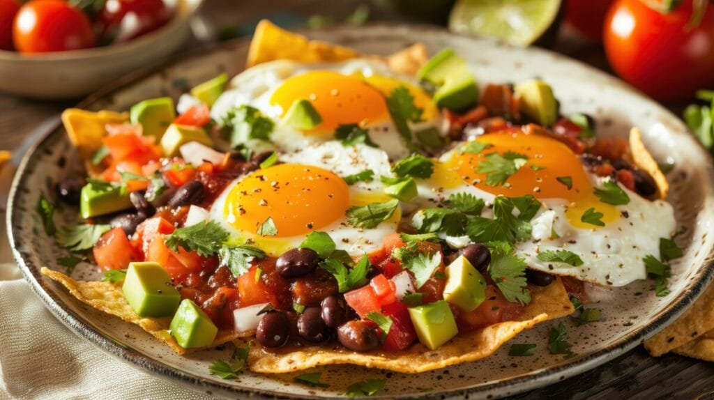3. Jajka sadzone w stylu meksykańskim (Huevos Rancheros)