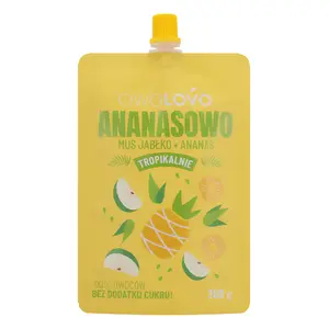 OWOLOVO Mus jabłkowo-ananasowy