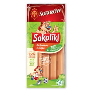 SOKOŁÓW SOKOLIKI Parówki drobiowo - cielęce