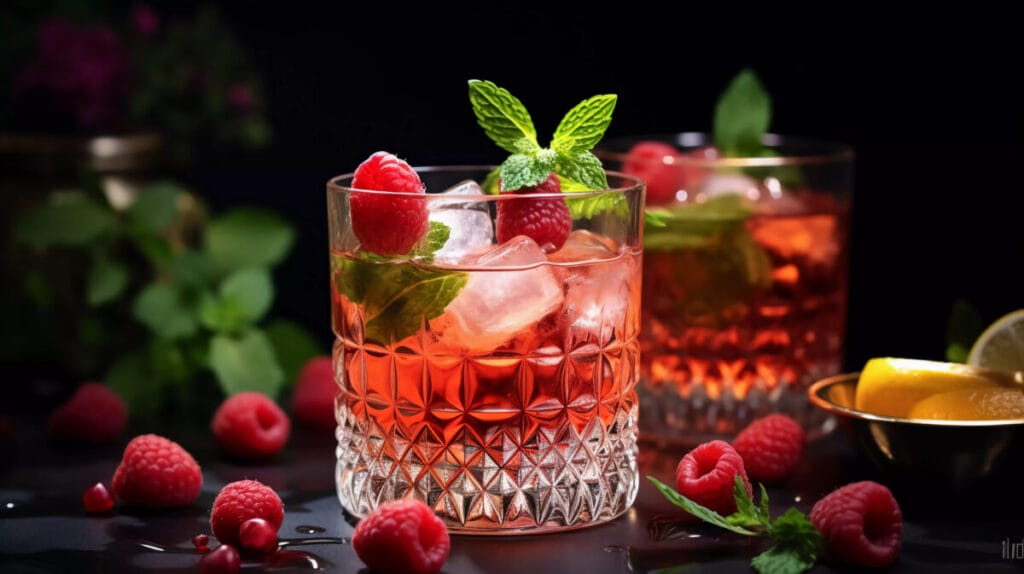 3. Berry & Basil Smash