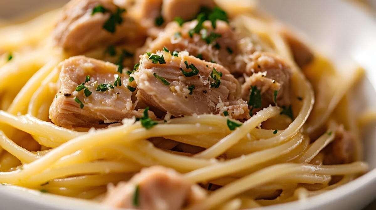 pomysły na makaron z tuńczykiem