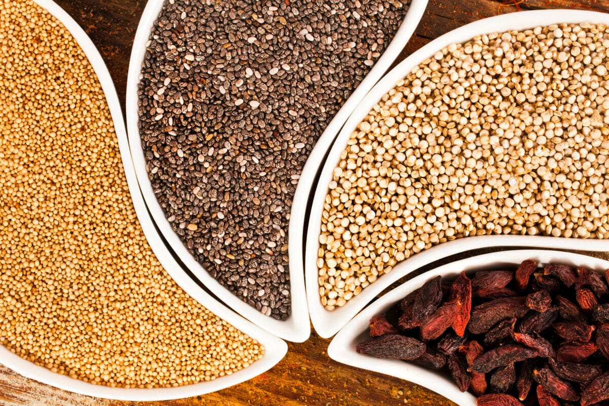 Jagody goji, nasiona chia i quinoa - 7 przepisów na powerfood pełen energii